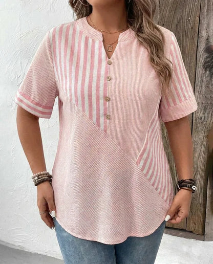 Monroe | Soft Striped Blouse