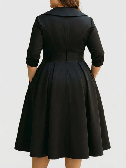 Zyrah - Elegant Midi Dress