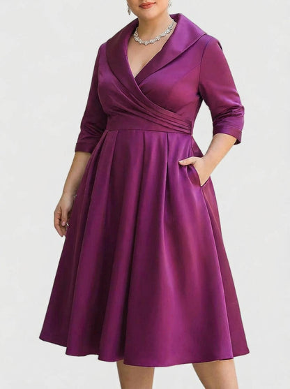 Zyrah - Elegant Midi Dress