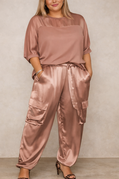 Finley - Silky Soft Cargo Lounge Set