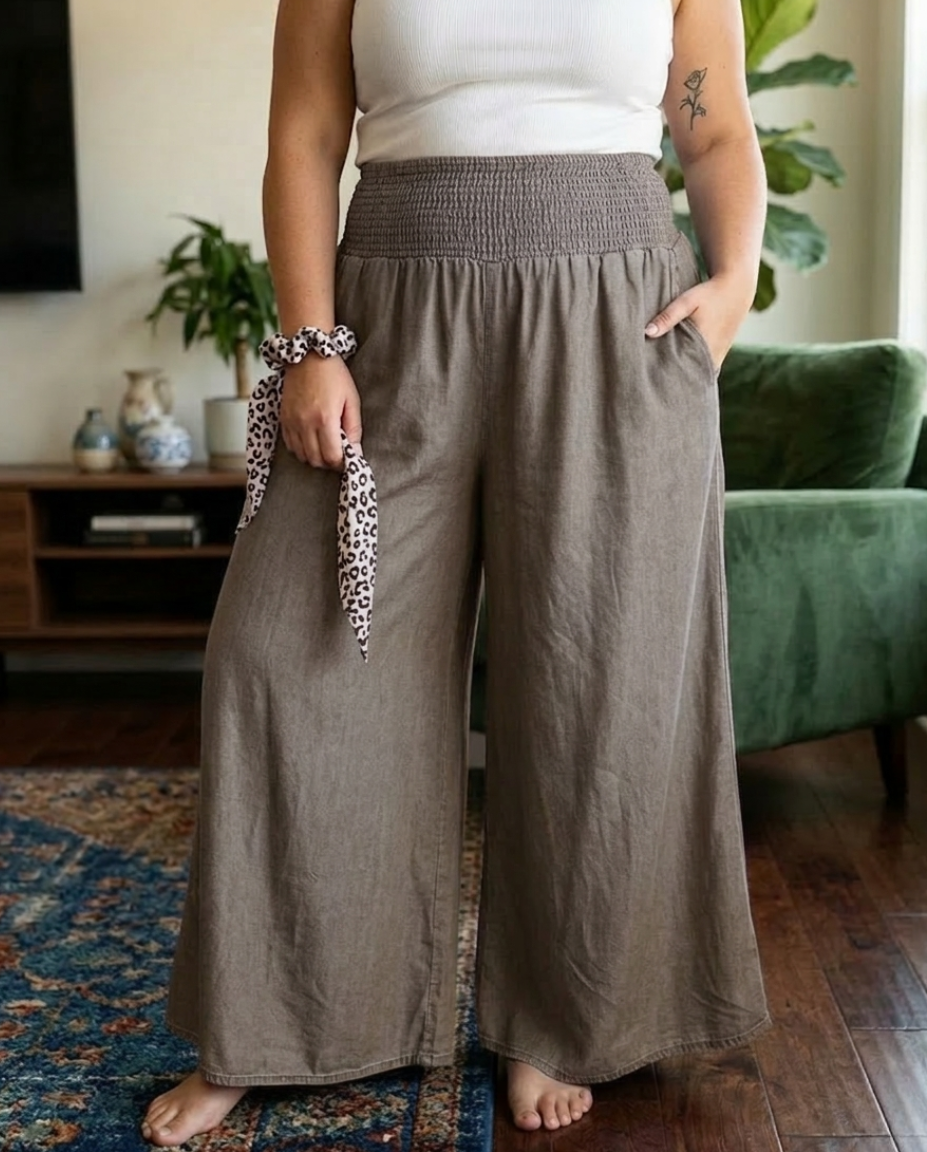 Reina - Comfy Wide-Leg Trousers