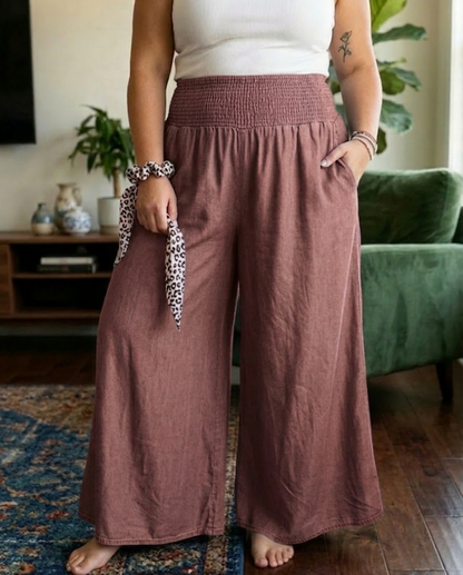 Reina - Comfy Wide-Leg Trousers