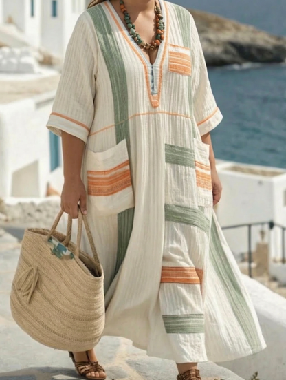 Vera Coastal Flow Dress