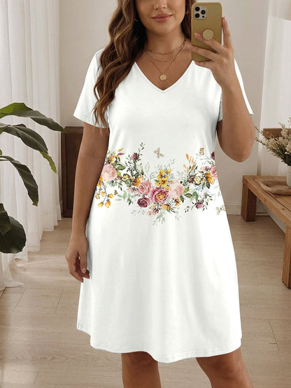 Lianne - Printed Bloom Dress
